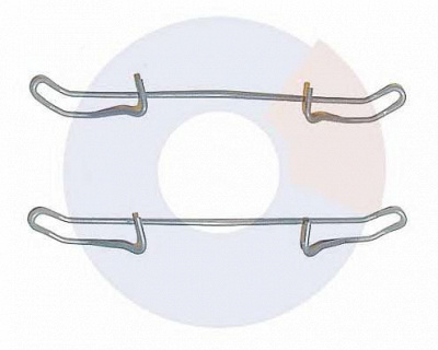 CARRAB BRAKE PARTS 2152 -  Комплектующие, колодки дискового тормоза